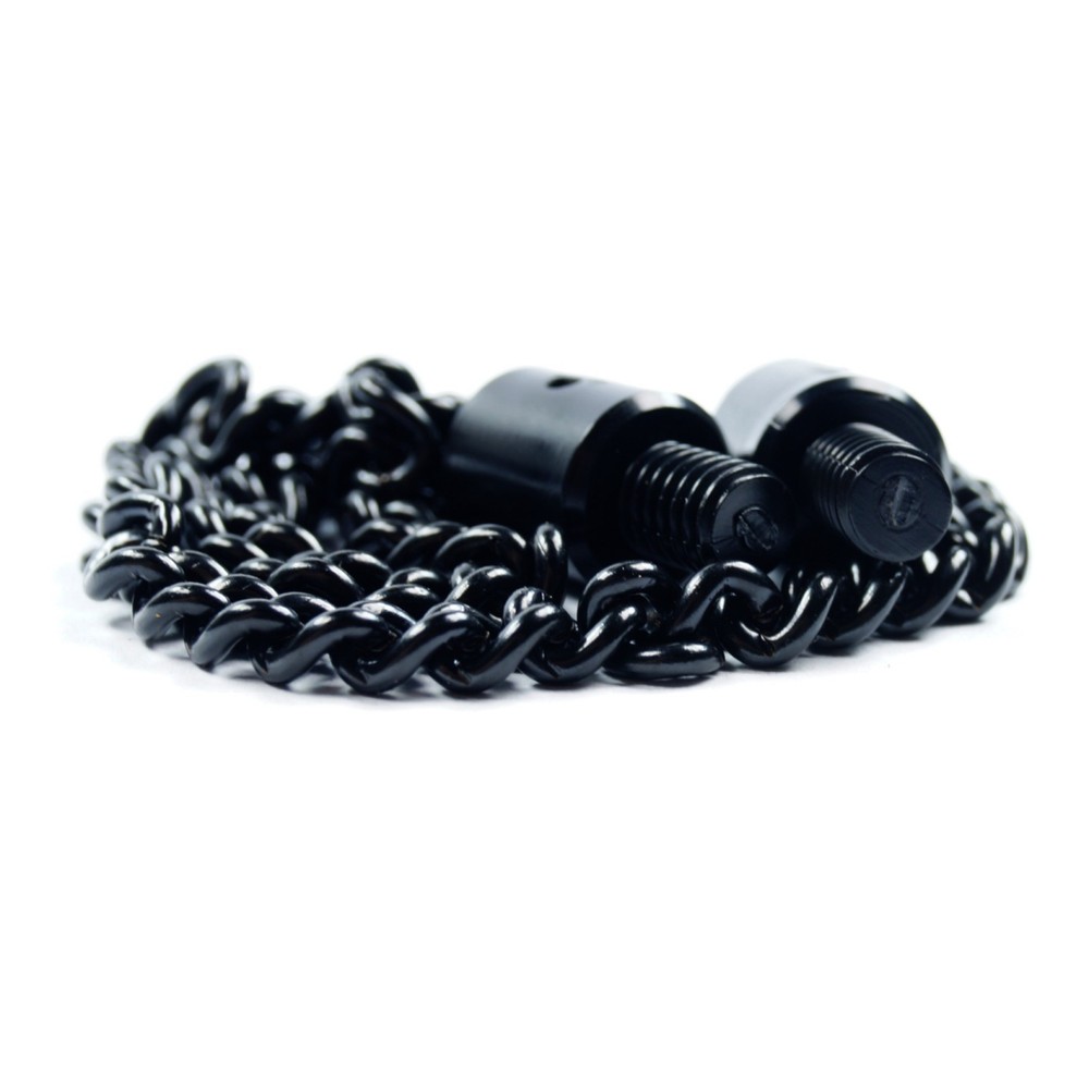 Solar Tackle Black Stainless Chains 9 Inches Long