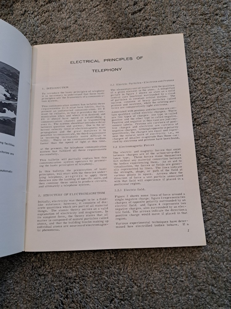 Automatic Electric Electrical Principles of Telephony GTE Technical Bulletin