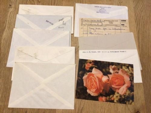Germany Bahnpost Railway post envelopes ten postal cover Ref 60225
