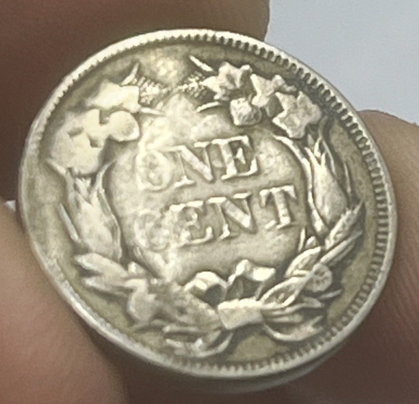 1857 Flying Eagle Cent- Semi Key Better Date