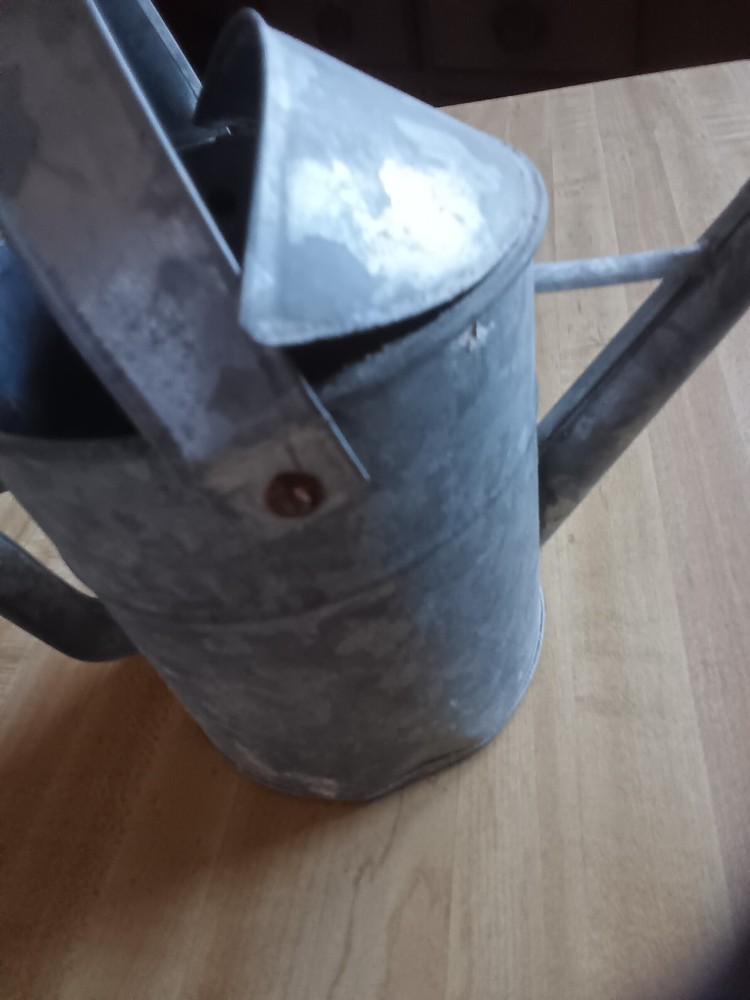 Galvanized watering can small