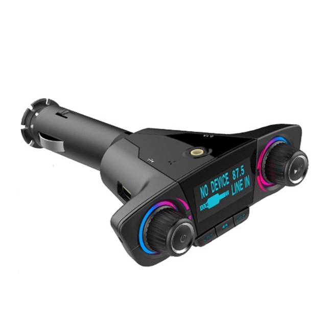 Bluetooth 4.0 FM Transmitter 1.3in LED Screen For Car Wireless Bluetooth FM 2USB