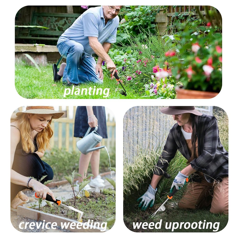 Weed Puller Tool, 2025 New Portable Weeder Tool, Weeding Tool with Stainless ...