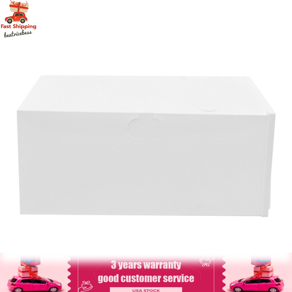 20Pcs Plastic Shoes Storage Box Stackable Display Case Sneaker Organizer Case