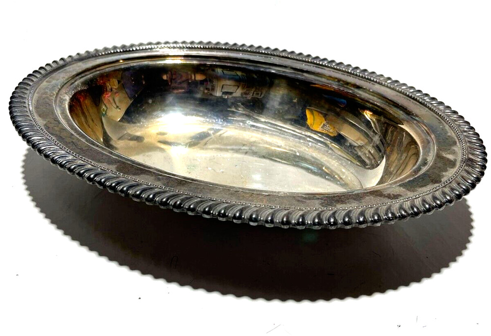 Crescent Silverware Covered Dish 2917 ~NO LID!~
