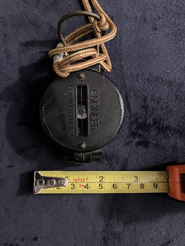ENGINEER LENSATIC COMPASS Works great! See photos!