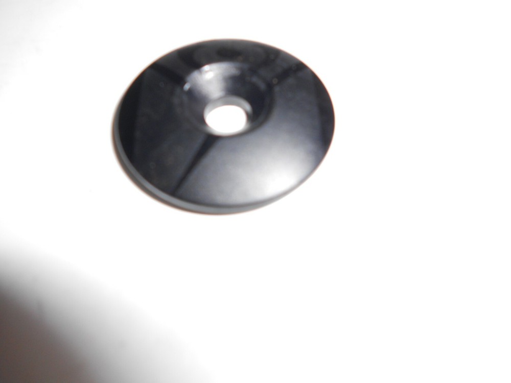 Origin8 black alloy top cap 1 1/8" 4ga