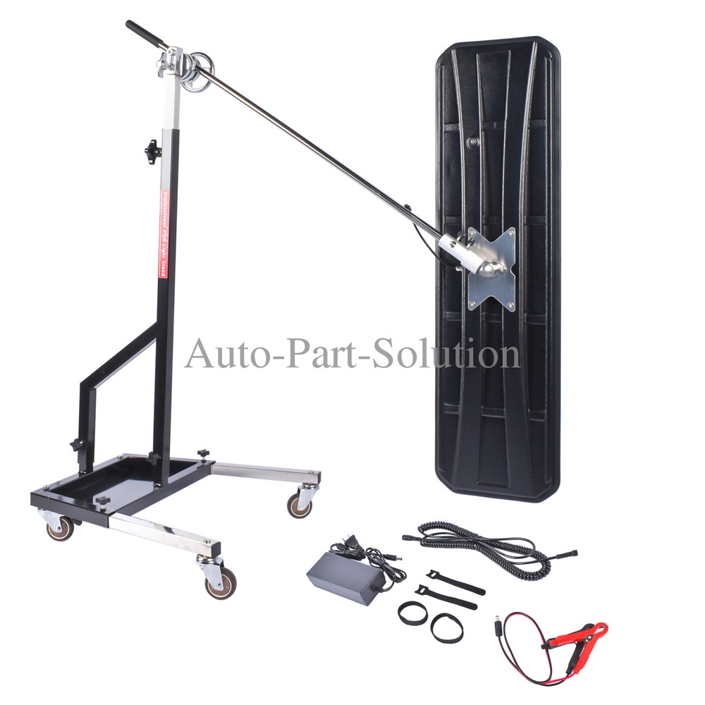 PDR Light 12V Reflector Board Dent Repair Tools with Adjustable Holder Black