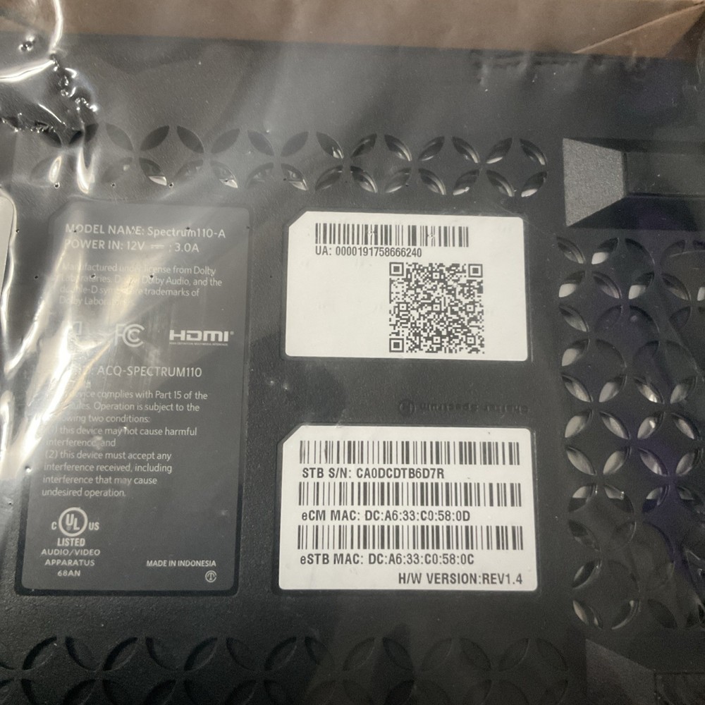 Spectrum 110-A Digital Receiver