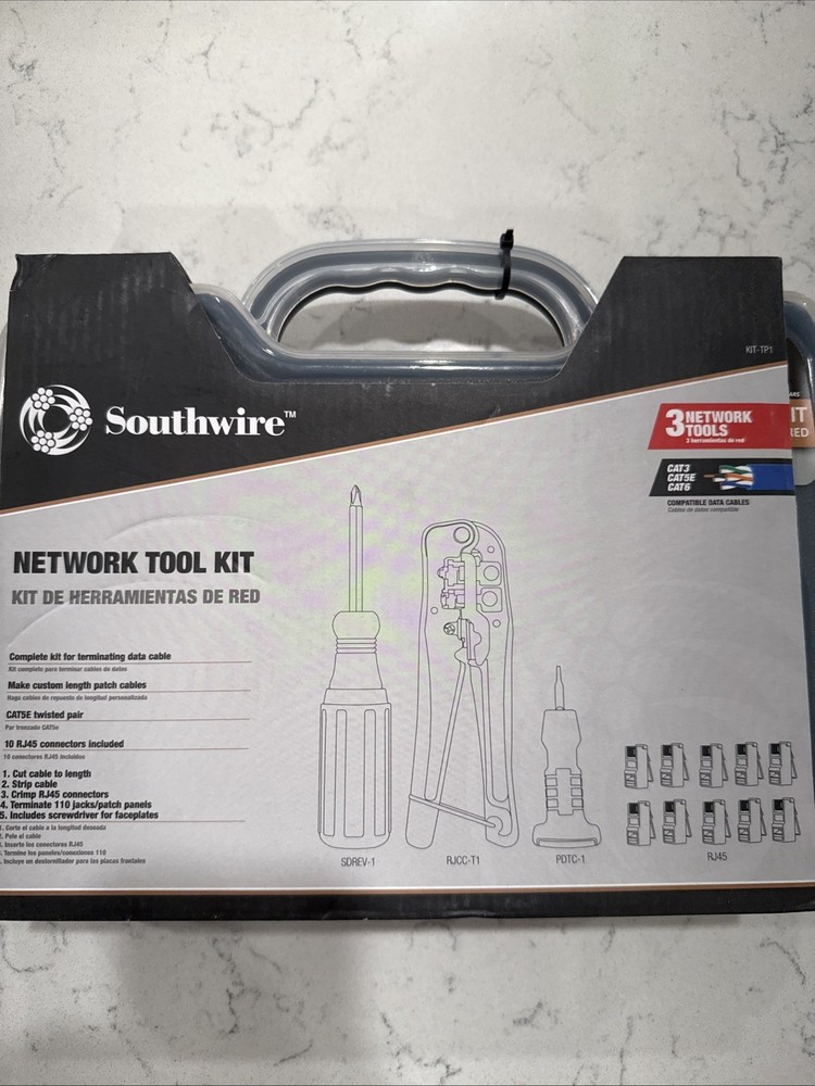Southwire KIT-TP1 Modular Network Cable Installation Tool Kit