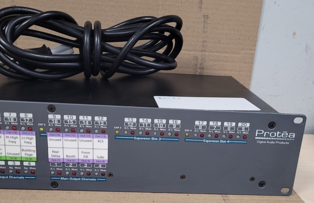 Protea 24.24M Audio Matrix Processor 4-Input 4-Output (TESTED)