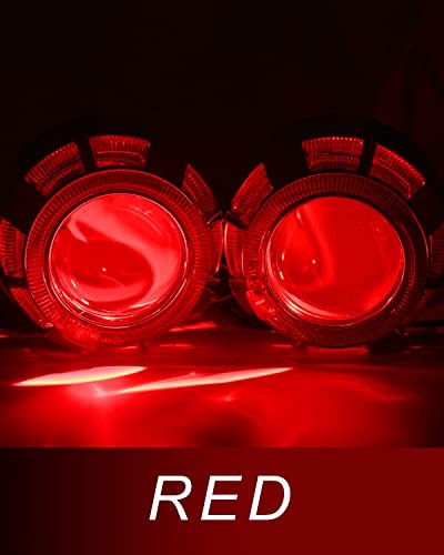 LED Devil Eye DRL LED Module for Projector Lens Retrofit DIY Demon Evil Red