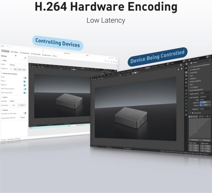 Comet (GL-RM1) Remote KVM over Internet, 4K@30Hz Tailscale Support,Remote Keyboa