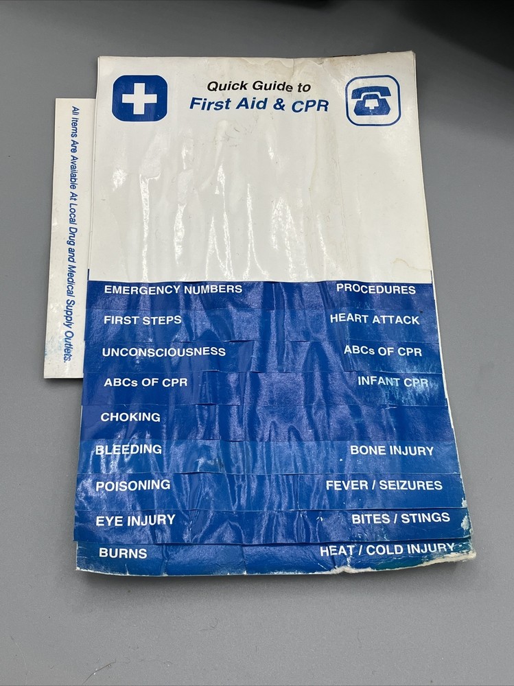 VINTAGE FIRST AID KIT- “LEXUS”!