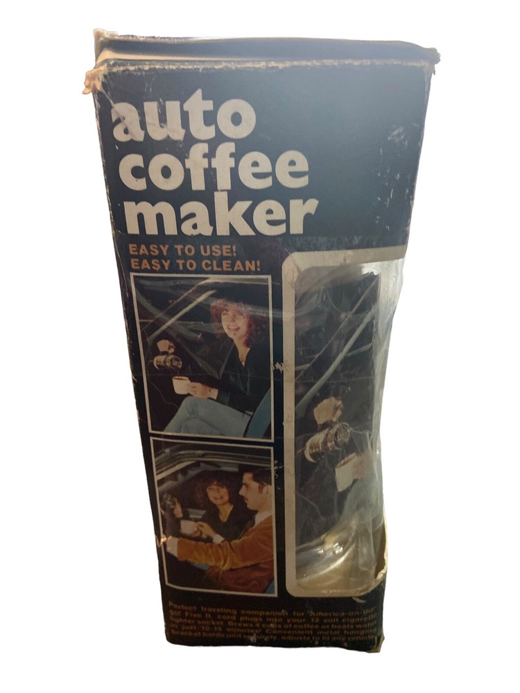 Vintage Royce Union Auto Coffee Maker RARE Lighter Plug-in Untested EUC