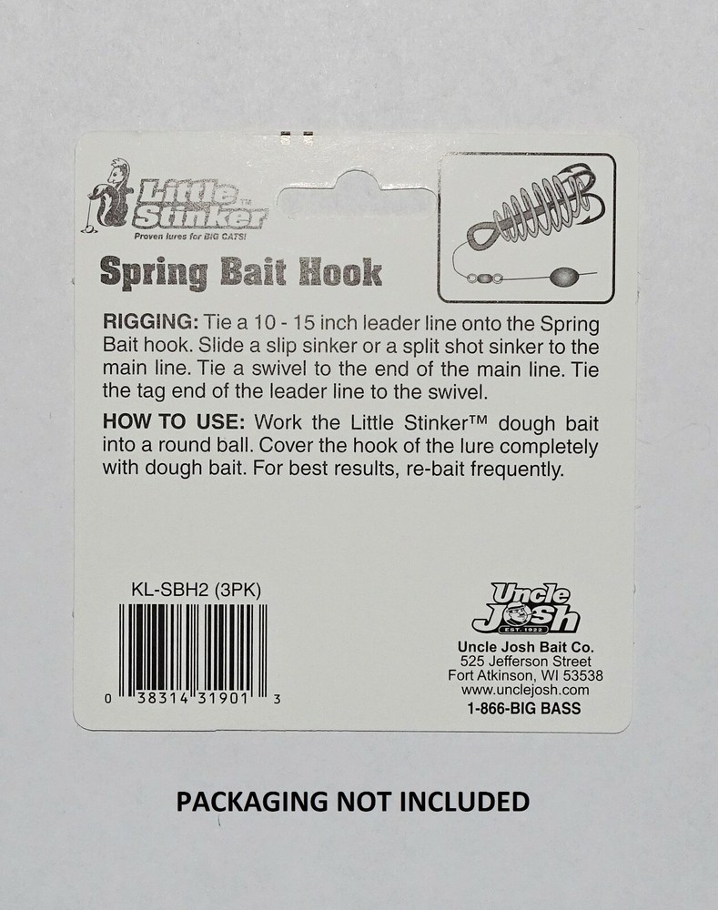 20 PC SET LITTLE STINKER CATFISH CARP TROUT Spring hook Treble Size #4 $$SAVE$$