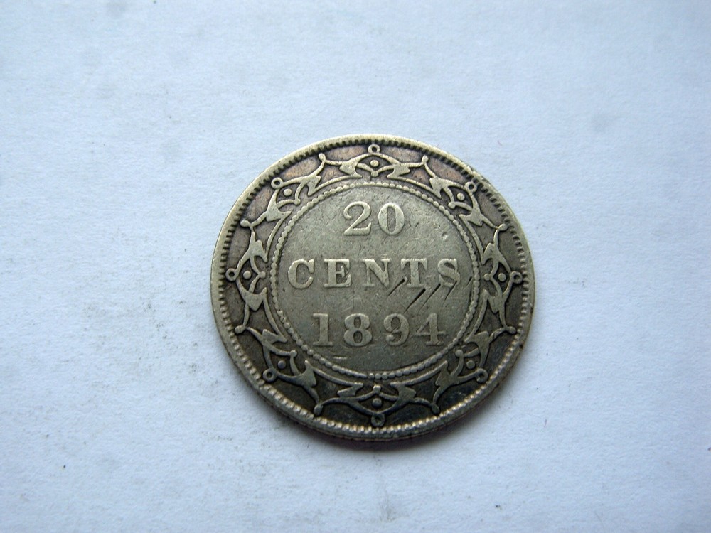 1894 Newfoundland 20 Cent