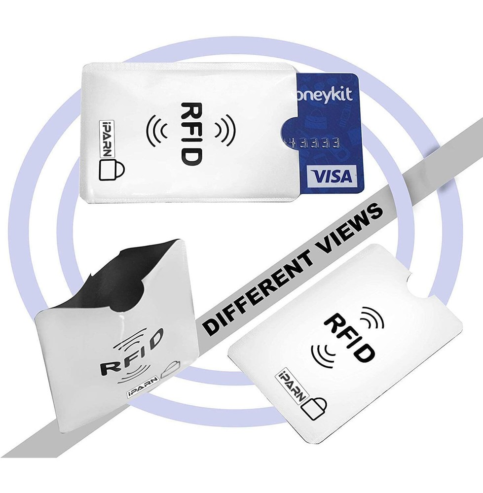 30× RFID Blocking Sleeve Credit Card Protector Holders Identity Theft Protection