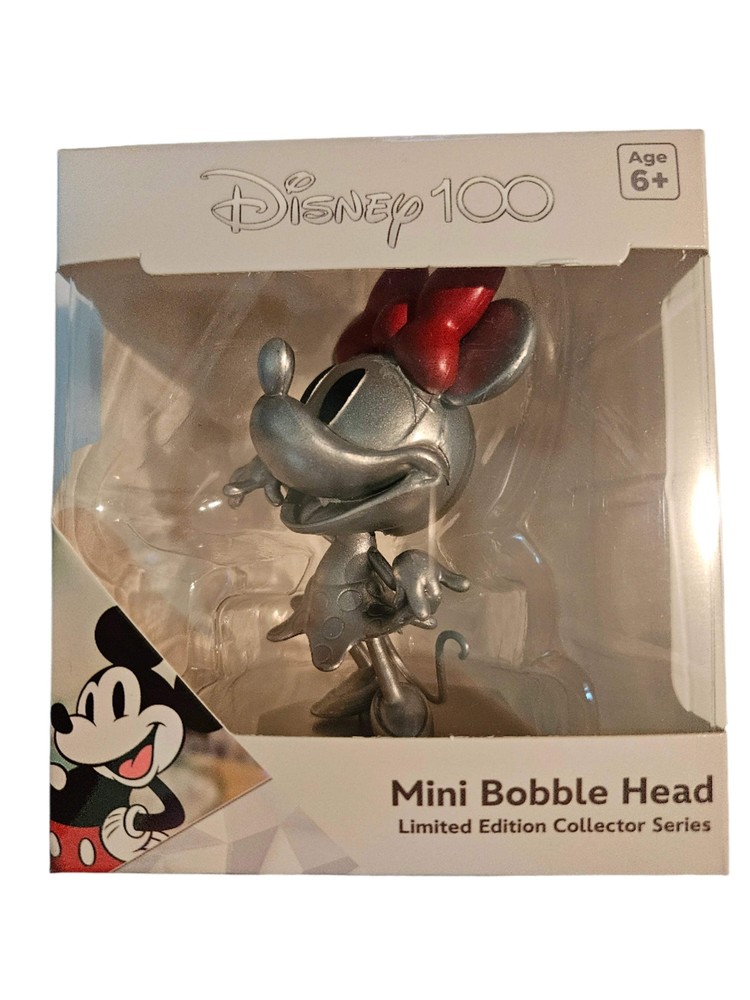 Disney 100th Anniversary Mini Bobble Head Minnie Mouse
