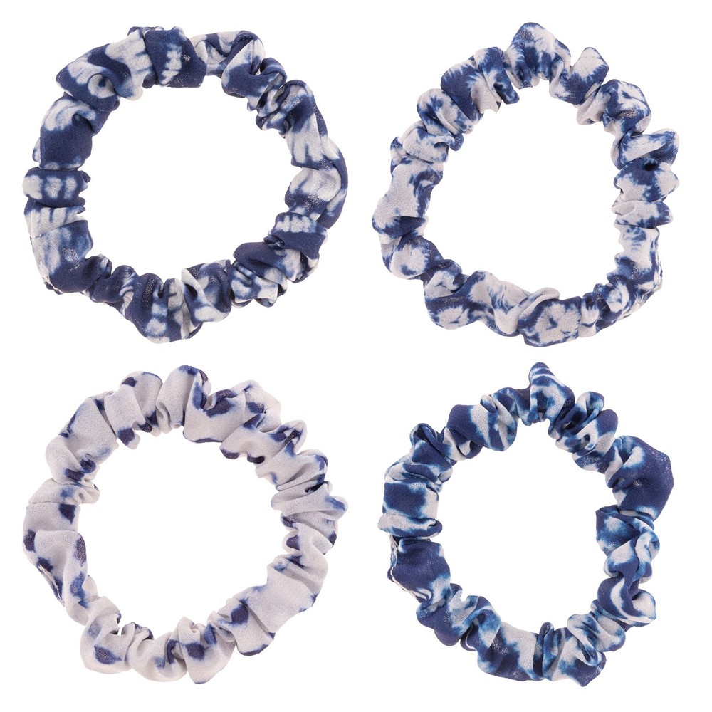 SLIM SCRUNCHIE INDIGO BLUE