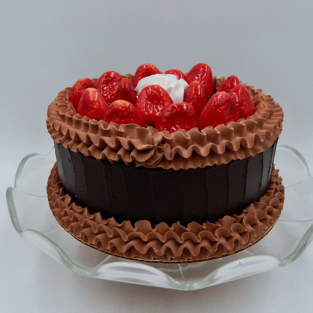 Chocolate Cake Window Display Realistic Artificial Fake Restaurant Prop Decor