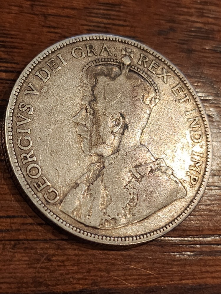 1912 Canada 50 Cents Silver Coin