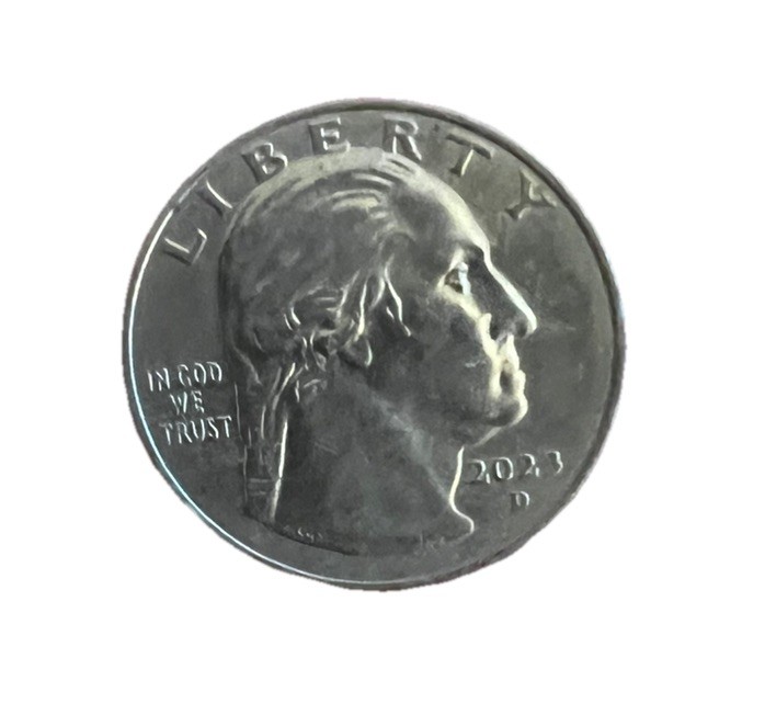 2023 D Jovita Idar Quarter Error "IN COD WE TRUST"