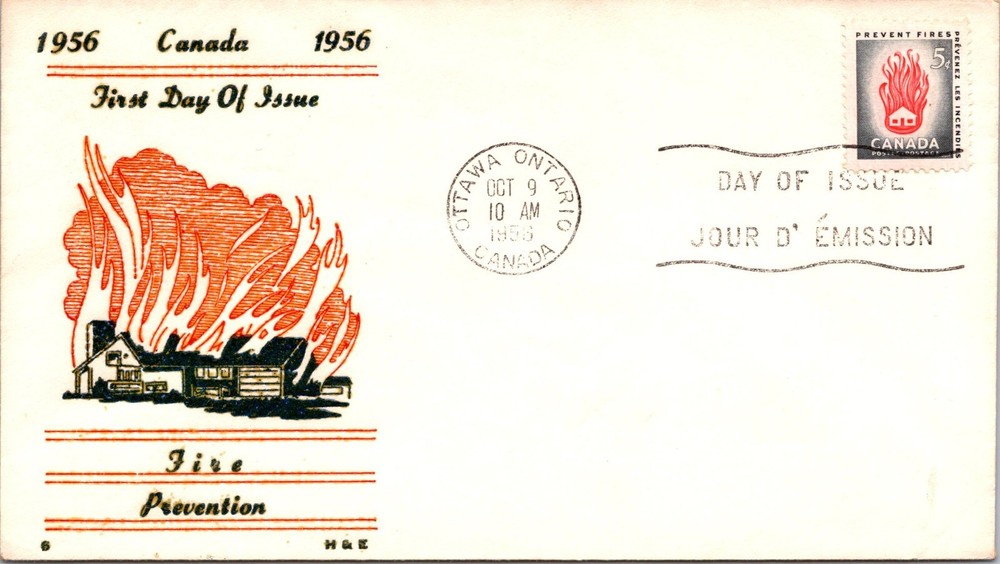 CA 1956 Ottawa Ontario First Day Issue - A795