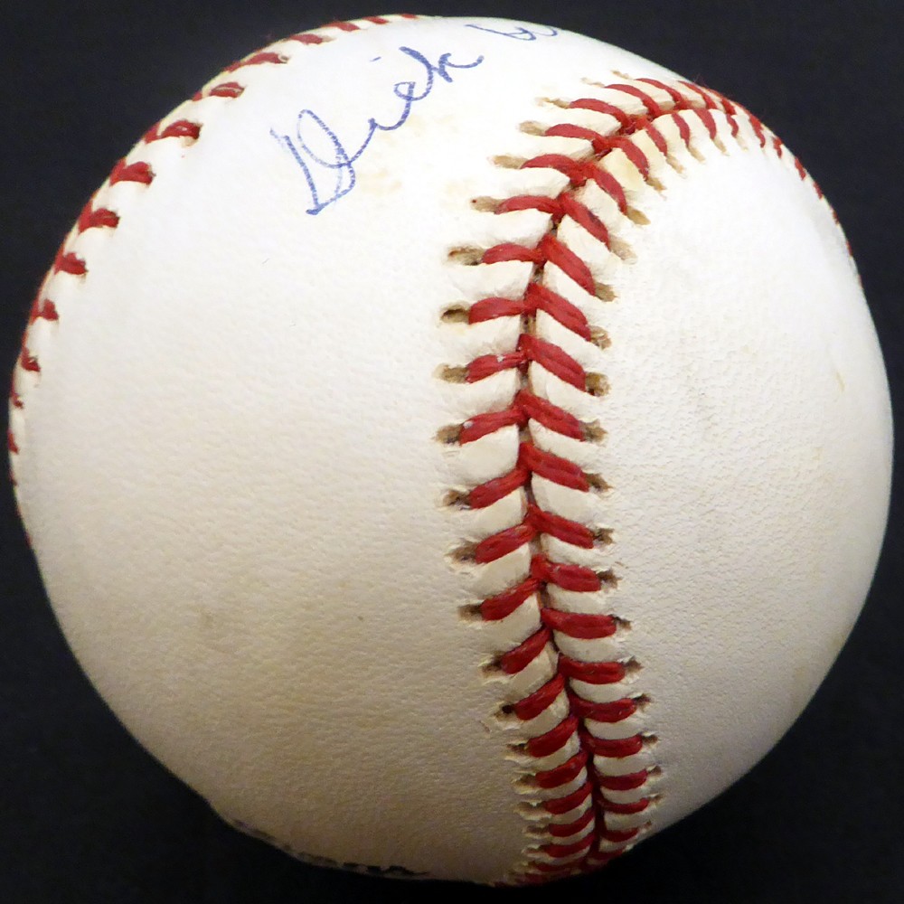 Dick Whitman Signed NL Baseball Brooklyn Dodgers Beckett #E48581