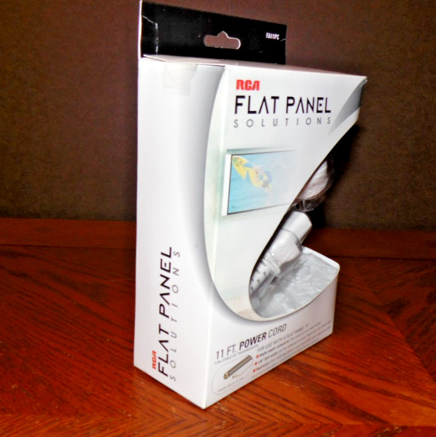 RCA flat Panel Solution FA11PC 11ft Power Cord White, FREE SHIPPING