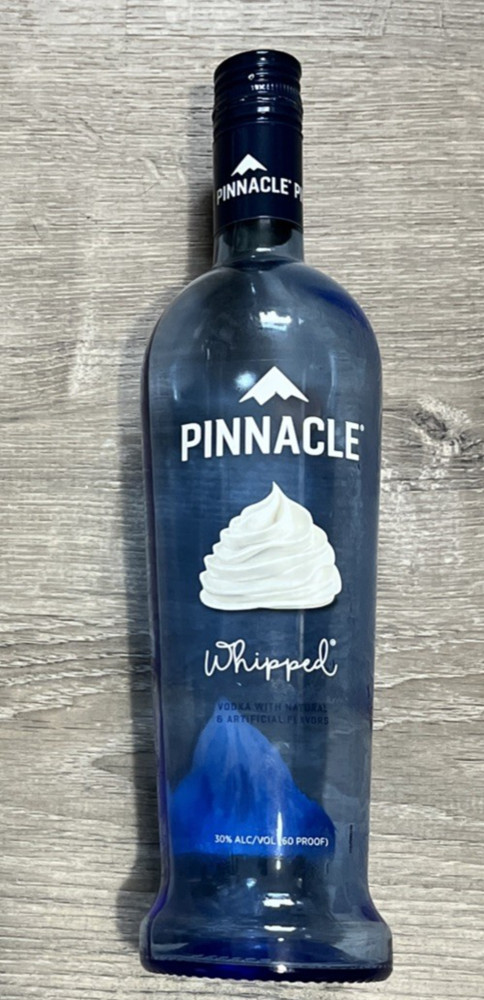 PINNACLE - Whipped Vodka - Blue Bottle - Empty - 750ml