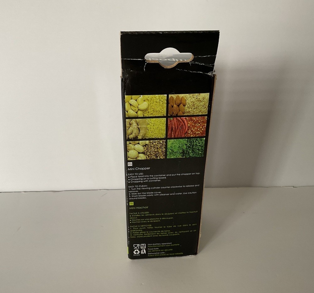 Simposh Black Mini Chopper New In Open Box