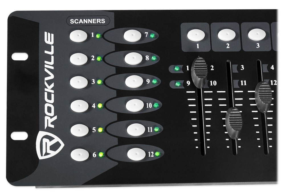 2 Eliminator Elektron Bar FX SMD LED Strobe/Blinder Effect Lights+DMX Controller