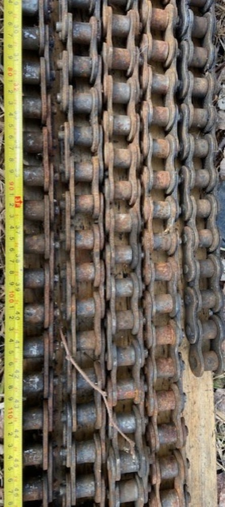 LARGE COTTERED PIN ROLLER CHAIN #100 and #120