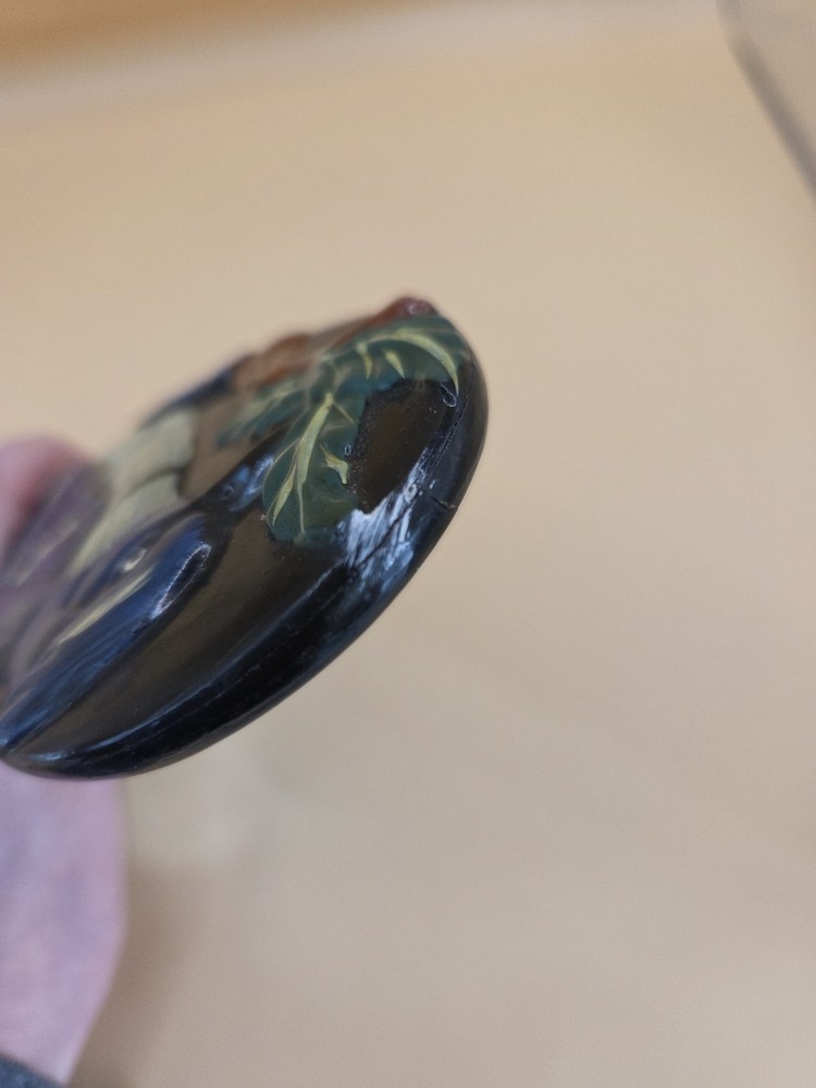 Vintage 1980s 3D Blue Jay Bird Hand Mirror Read