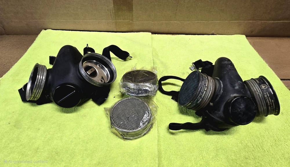Vintage MSA Comfo Respirator Lot
