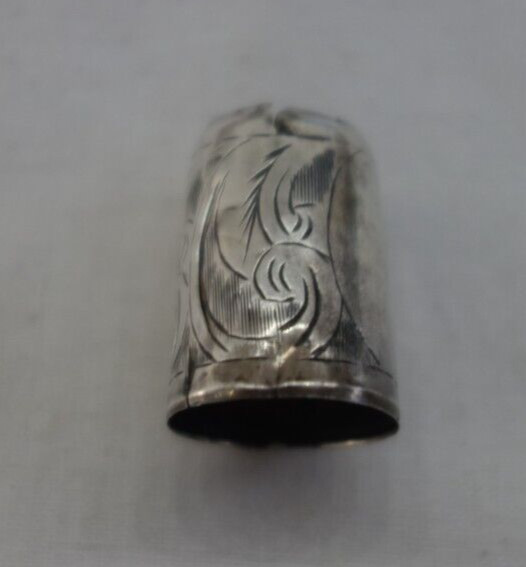 Sterling Silver Hallmarked Thimble (Open Top)
