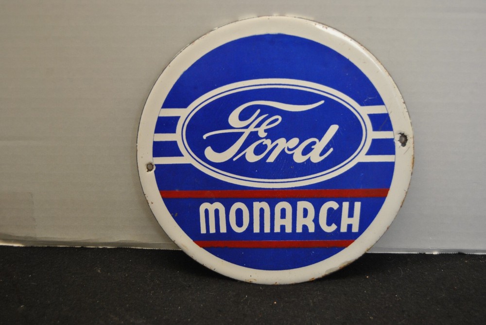 FORD MONARCH PORCELAIN SIGN