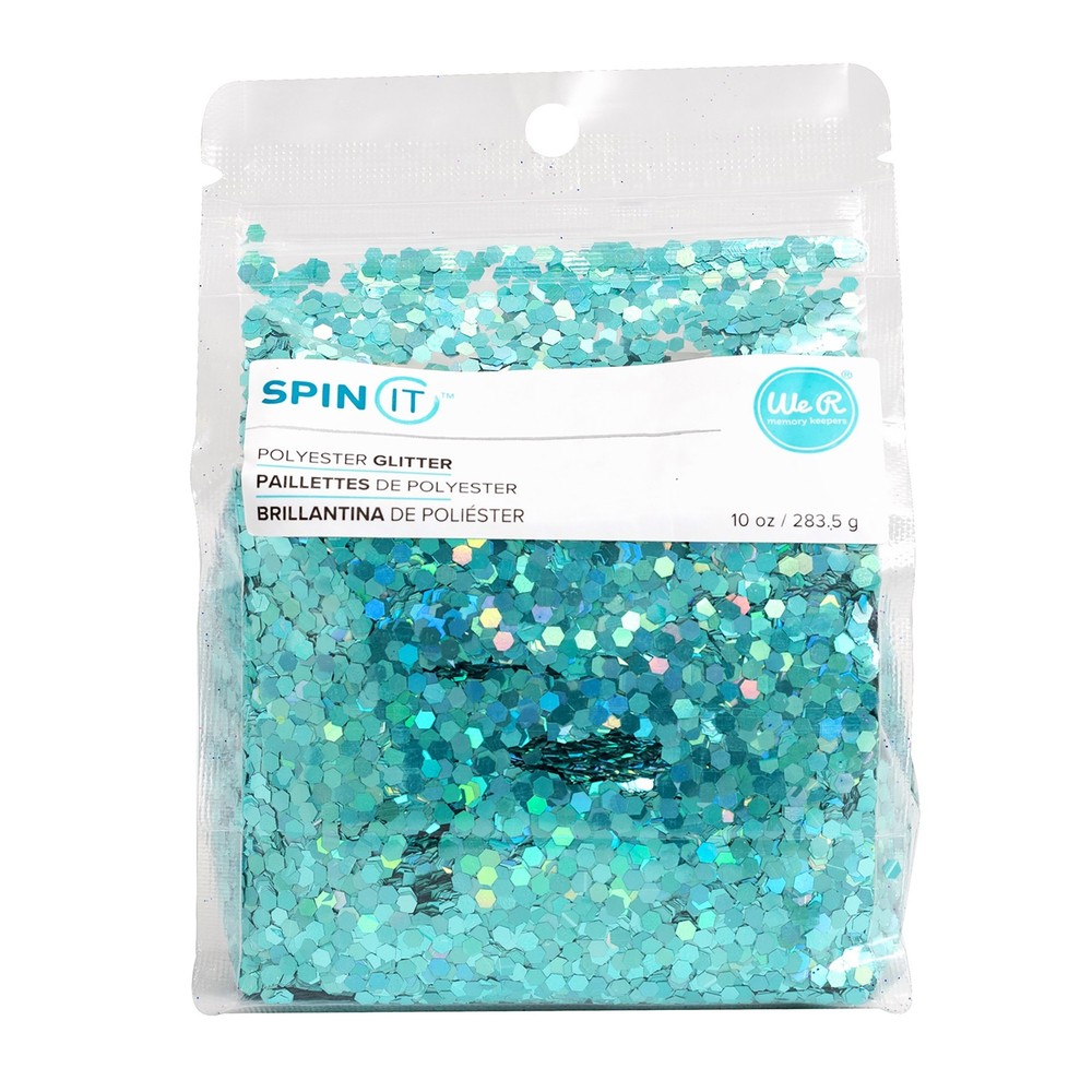 We R Spin It Super Chunky Glitter 10oz-Teal
