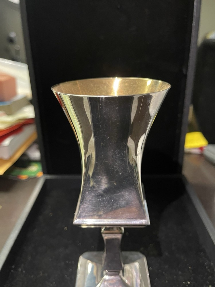 Hazorfim Sterling Silver Shabbat Kiddush Cup