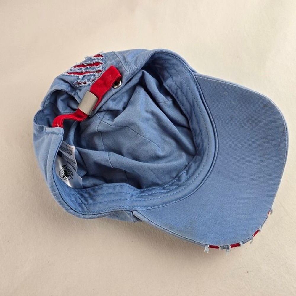Disney Stitch Hat Youth Adjustable Strapback Distressed Baseball Cap Distressed