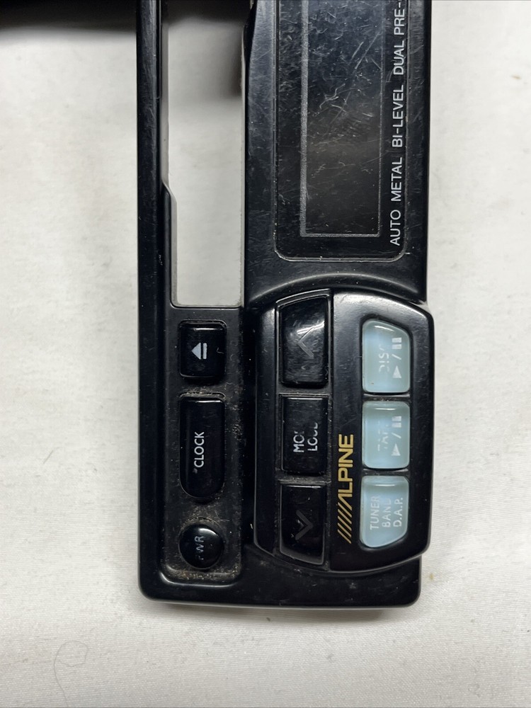 Alpine 7514S Faceplate Detachable Replacement Cassette