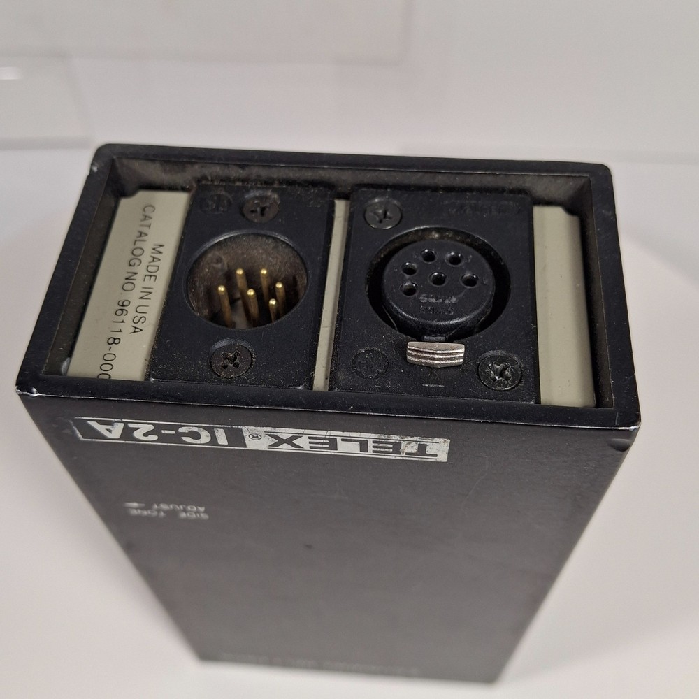 Telex IC-2A Belt Pack – 2-Channel Intercom – Tested & Verified Fully Functional