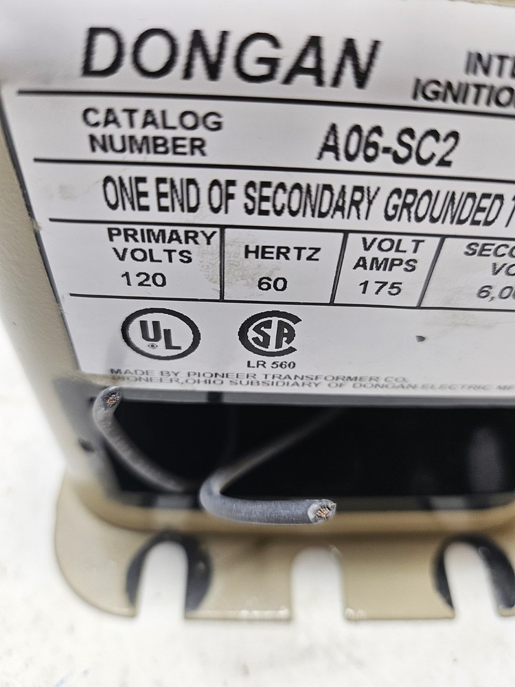 DONGAN A06-SC2 120V Interchangeable Ignition Transformer (Used)