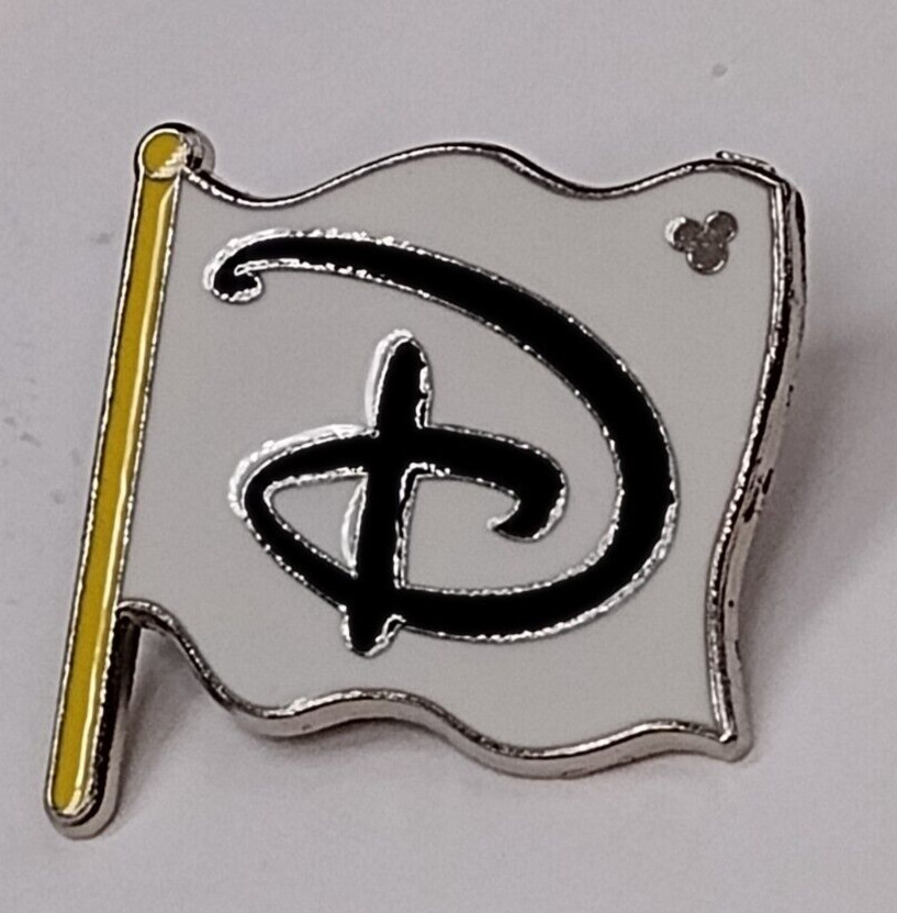 Disney Enamel Flag Hidden Mickey Lapel Pin