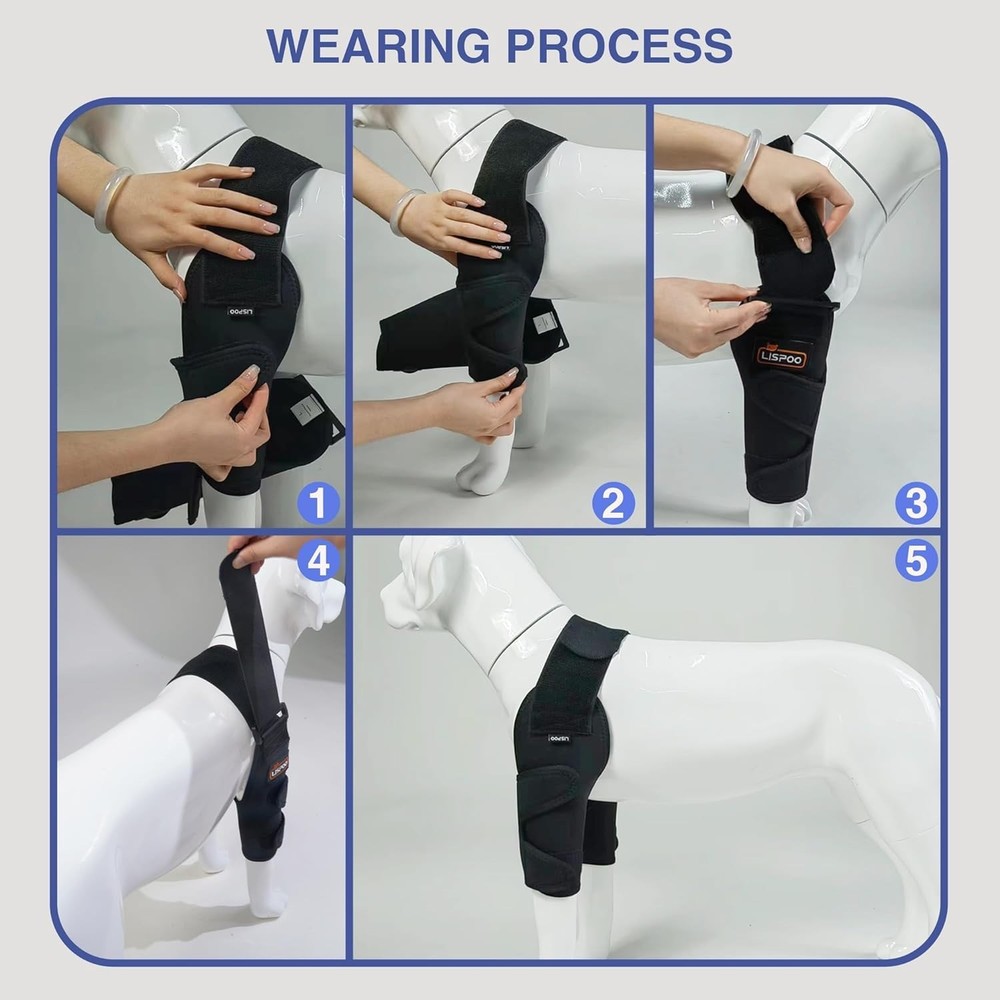 Dog Elbow Brace & Protector, Front Leg Support Sleeve for Arthritis (XL)