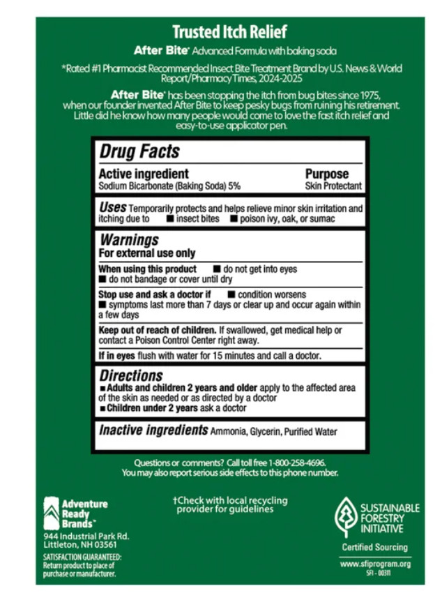 After Bite Advanced Itch Relief, 0.5 fl oz, 3-pack