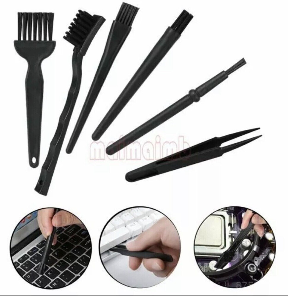 6 In 1 Mini Computer Keyboard Cleaner PC Laptop Brush Dust Cleaning Kit Tools