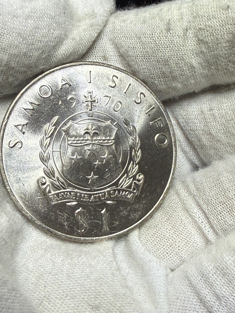 Western Samoa 1 Tala 1970 Pope Paul VI Gem Bu! B64