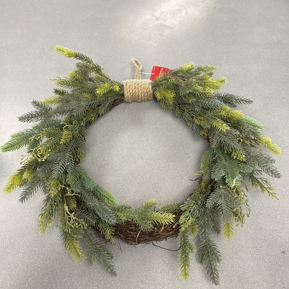 20” Wonderland artificial Pine Wreath